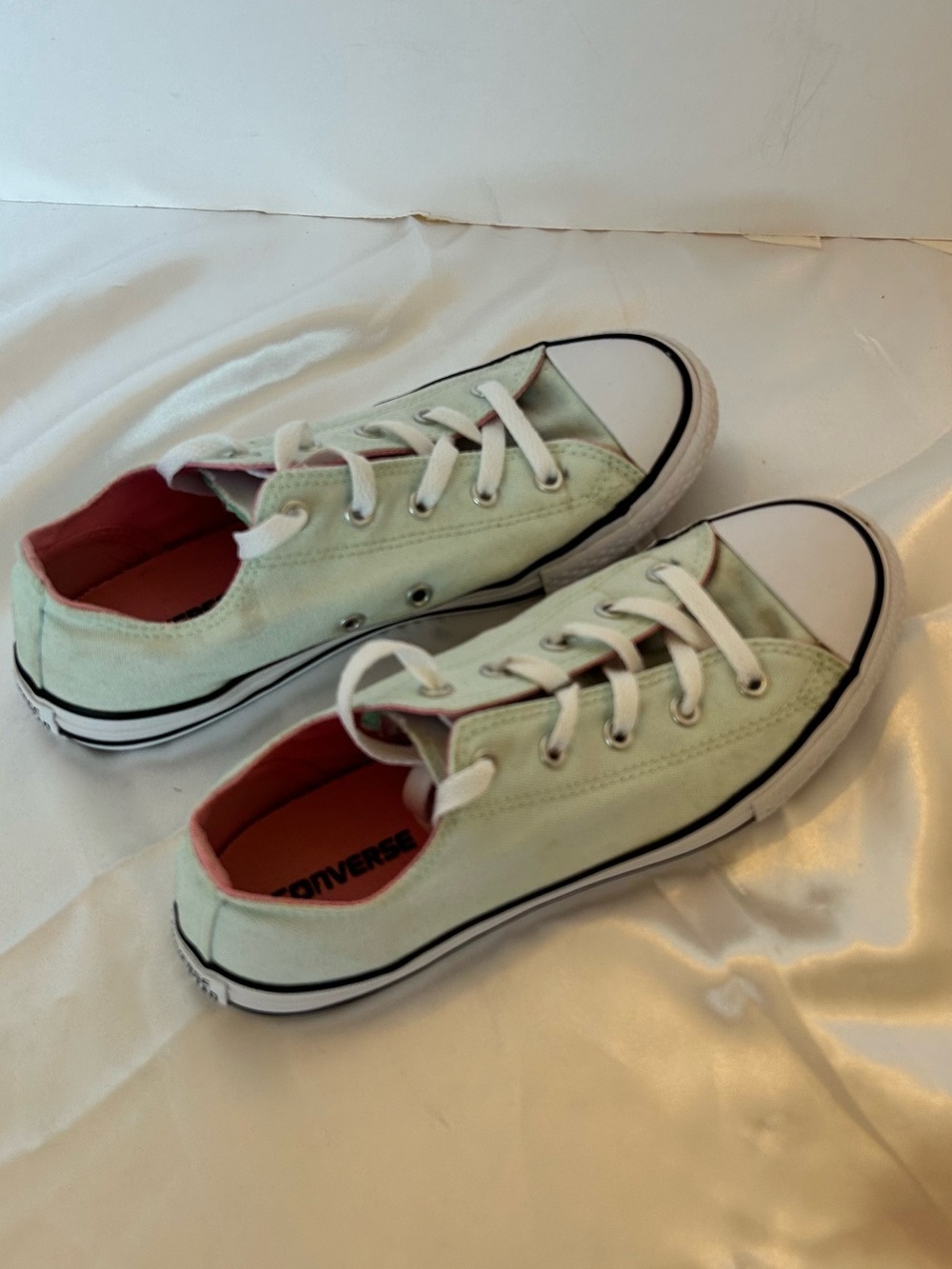 Converse Chuck‎ Taylor All Star Low Top Shoes Mint Green Juniors Size 4
